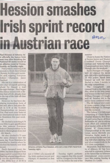 Connacht Tribune - Full Article 2 February 2007