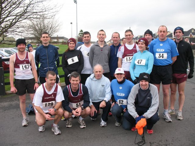 Athenry AC team at Tuam minus James Corbett