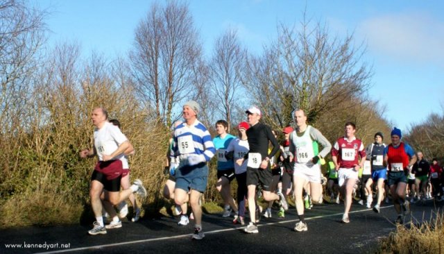 2010 School Run - start of race:Image courtesy of Francis Kennedy www.kennedyart.net