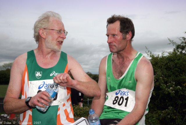 Mayo AC's Tom Hunt and Tuam AC's Tommy Joe White Set The World To Rights
