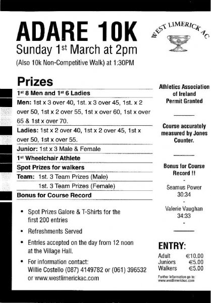 Adare Flyer