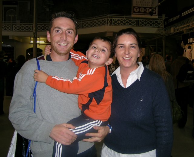 Michael O'Connor - National Marathon Champ with Family