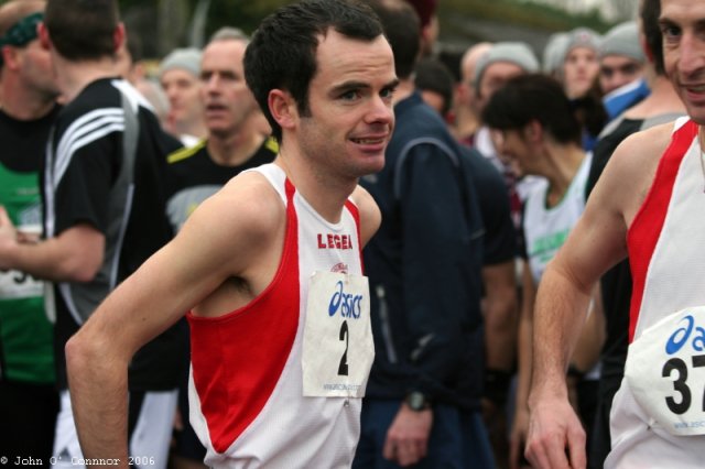 Gary Thornton at the Start of Athenry 10k race in 2006
