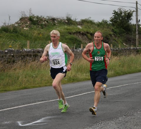 2nd, 3rd Senior men : Martin Corcoran (Craughwell AC) and Anthony Devaney (Mayo AC)