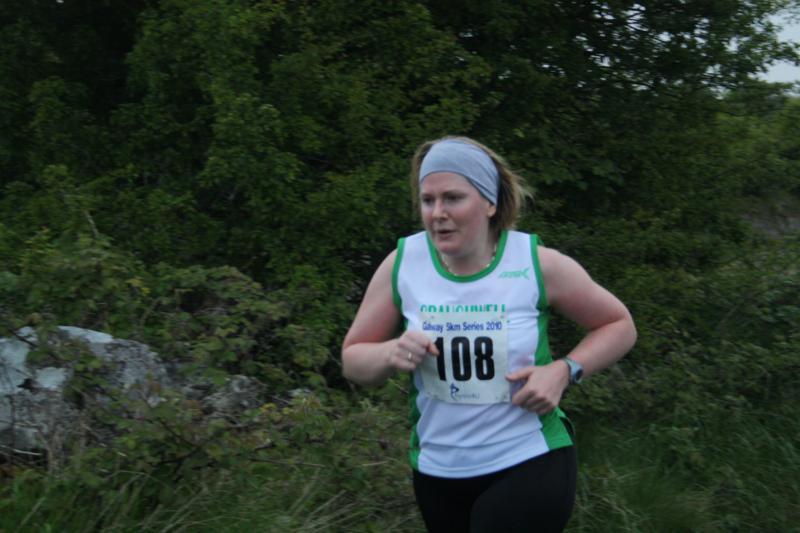 Sligo AC runners Cindy McCarthy 3rd o35, Kevin McGlone, and Olivia Feeney 4th woman and 1st o35