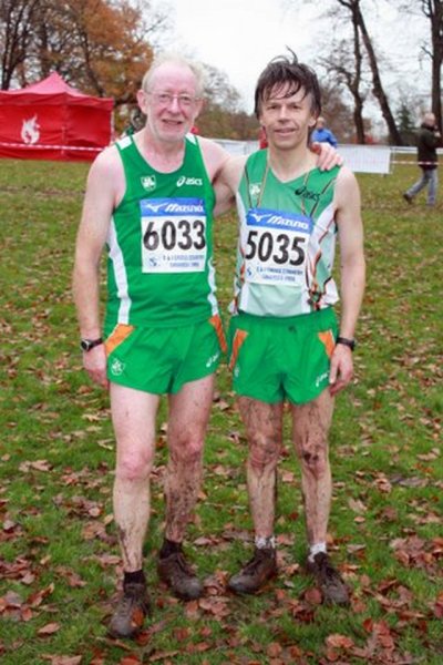 Representing Ireland in Swansea : Mayo AC's Tom Hunt and Ronnie Naylor