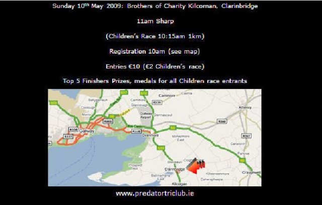 Arrangements for the Kilcornan 8km Challenge Run