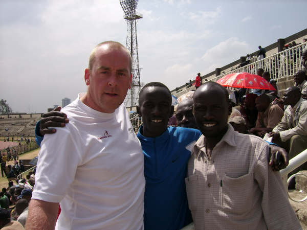 Tony Daley, Lezan Kimutai and Ezekiel Kemboi