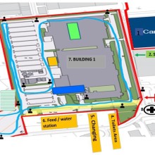 Route of Boston Scientific half and full marathon