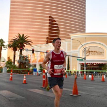 Fergal running in vegas 2018