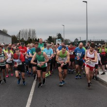 Claregalway 5k 2018 Clare River Harriers start