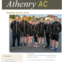 Initial page showing a group with a new Athenry top.