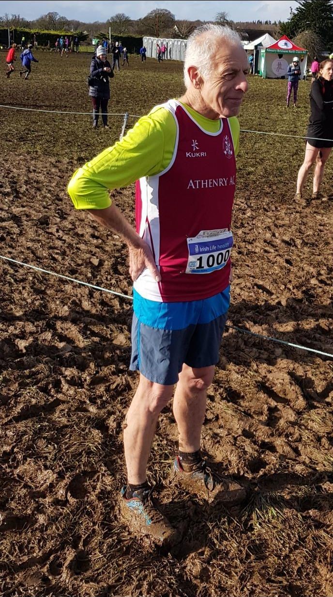 Martin Keane after the 2018 Masters Cross Country...