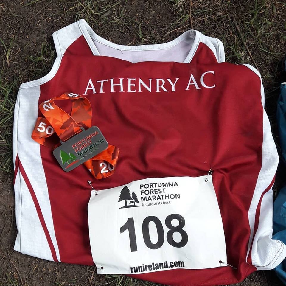 Athenry at Portumna Forest marathon 2018